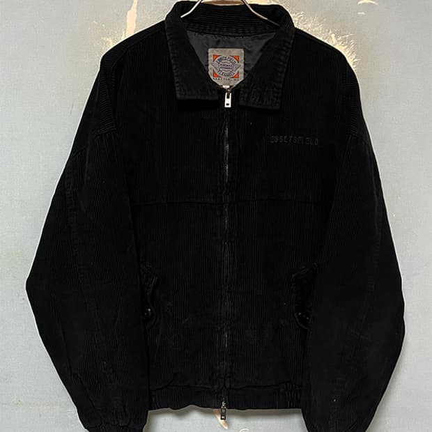 이벳필드 남자 코듀로이 블루종 추동 캐주얼 블랙 L 100-105 