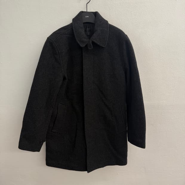 제이크루 블랙 모직 코트 (M)