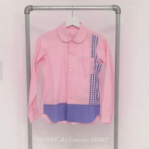 Comme des garcons shirt patchwork shirt