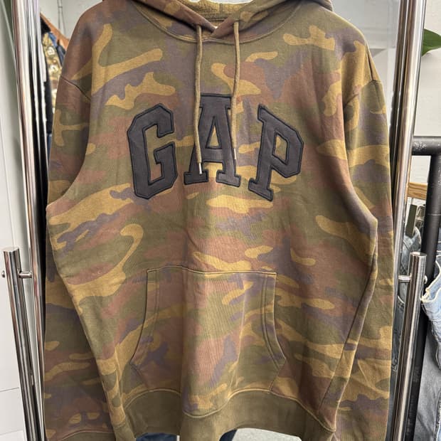 GAP 빈티지 카모패턴 후드티