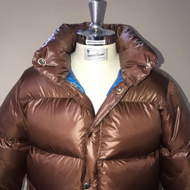 헤리티지플로스 17FW 패딩 브라운 M