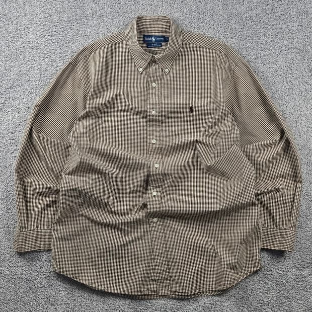 폴로랄프로렌 깅엄 체크 패턴 셔츠 ( L ) / 11088