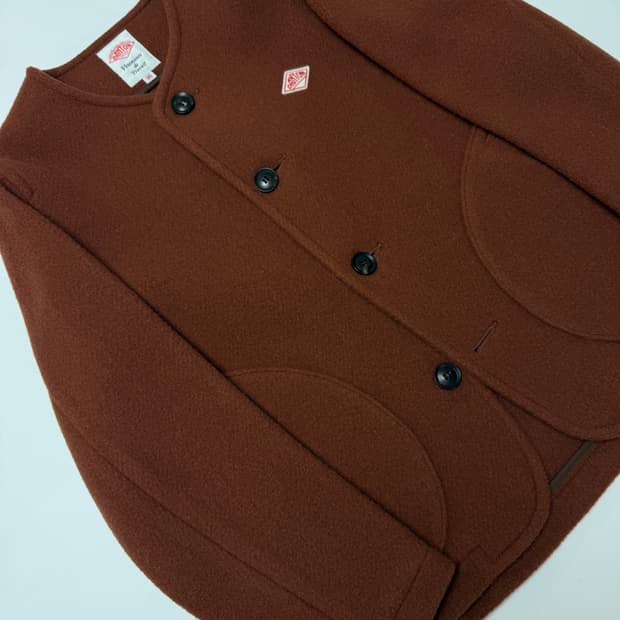 단톤 노카라 울자켓 36 size