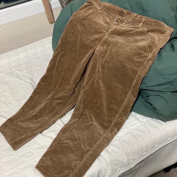 꼼데가르송 셔츠 베이지 코듀로이 팬츠