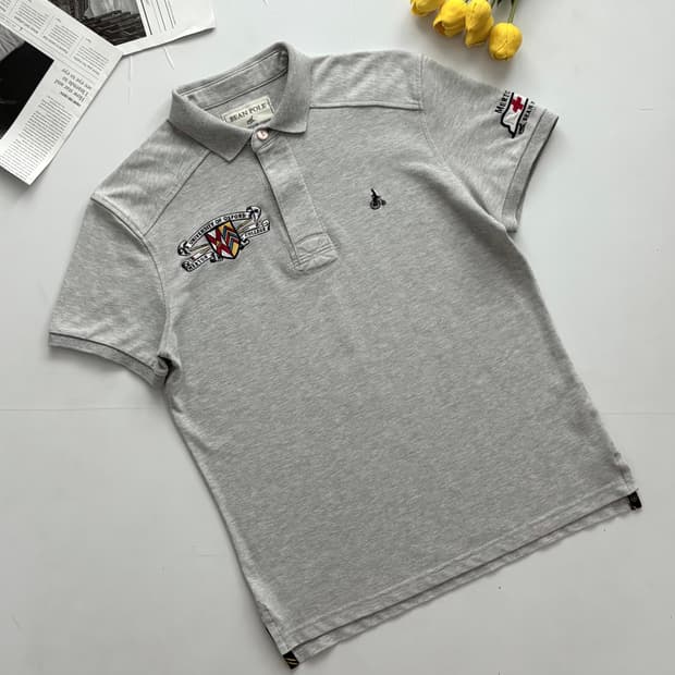 Bean Pole 빈폴 멜란지 그레이 럭비티