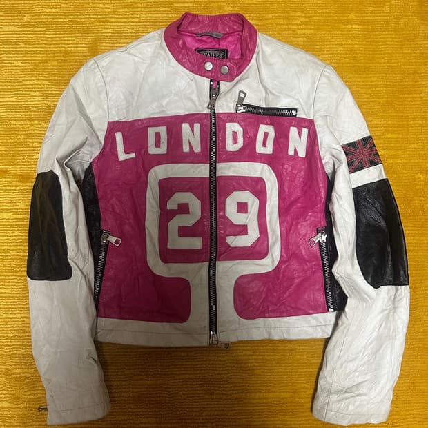 빈티지 레더 자켓