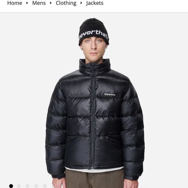 디스이즈네버댓 dsn 푸퍼 자켓