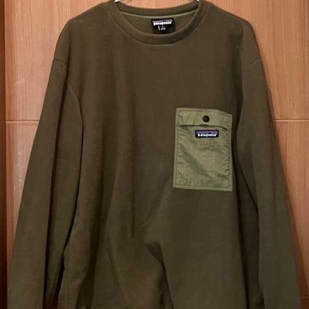 파타고니아 플리스 맨투맨 XL 카키