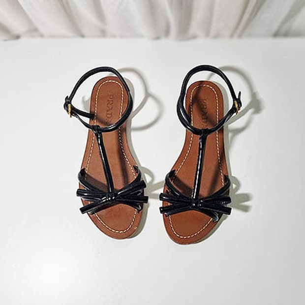 프라다 리본샌들 230~235