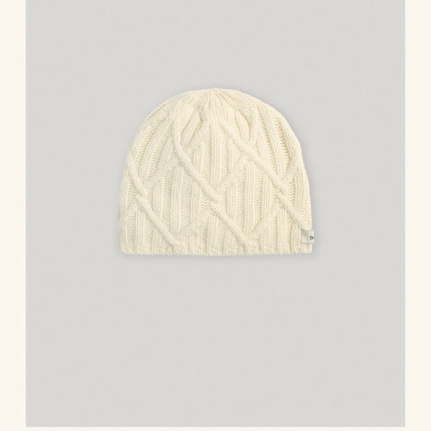 스무드무드 비니 크림 mont blanc knit hat cream