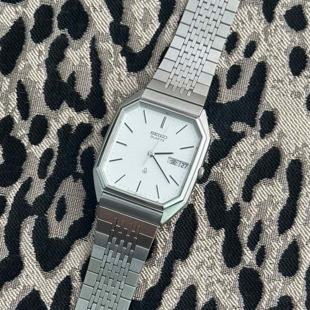 80s 빈티지 세이코 옥타곤 쿼츠 (미품) 희귀