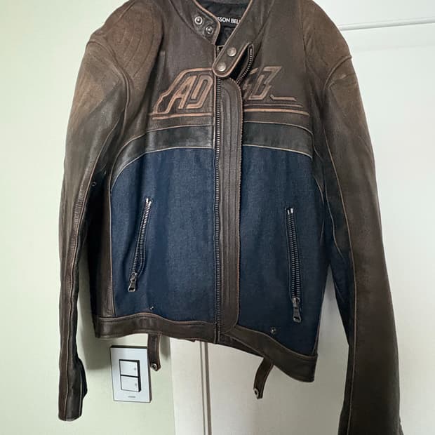 앤더슨벨 24ss 레더 자켓