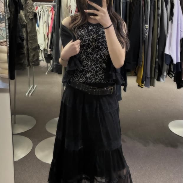 Chic Midnight Floral ✨🌑