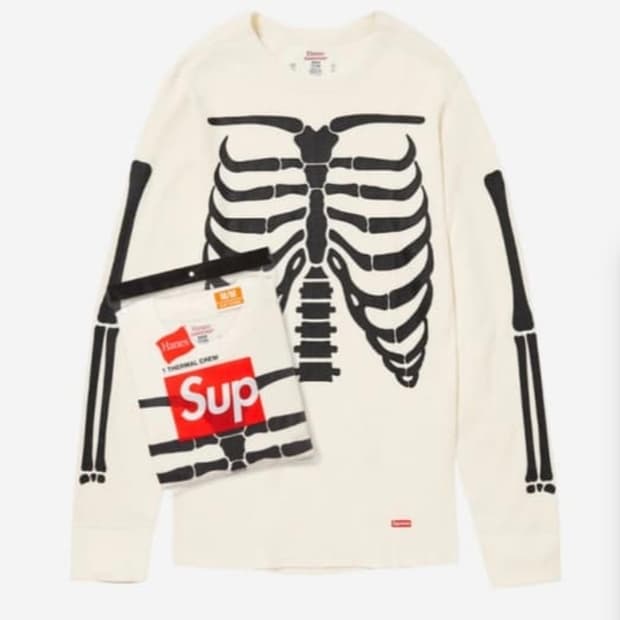 슈프림 헤인즈 롱슬리브