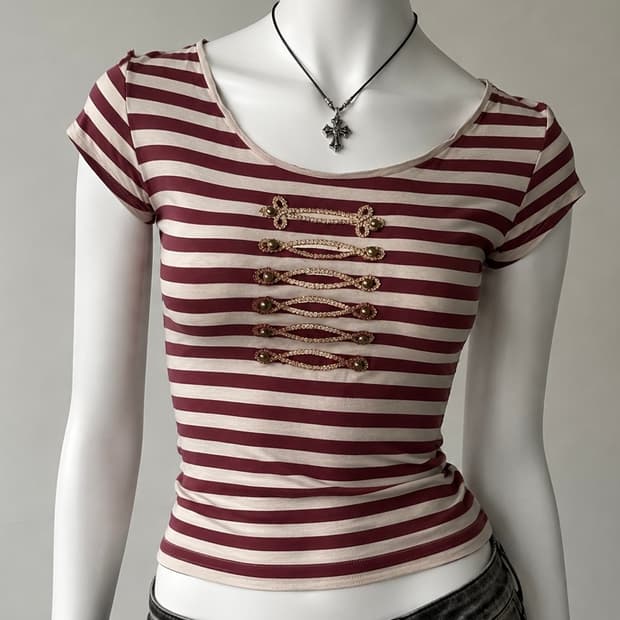 Napoleon red stripe tshirt