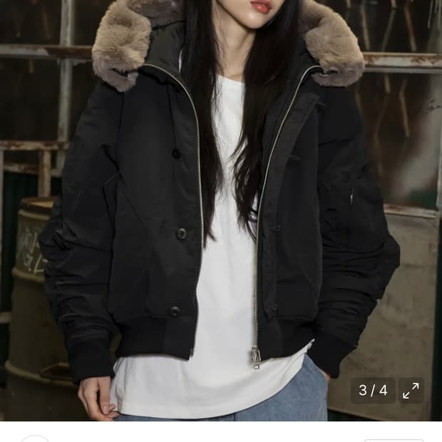 엑스톤즈 XJ73 파카 패딩 블랙 M (남녀공용)