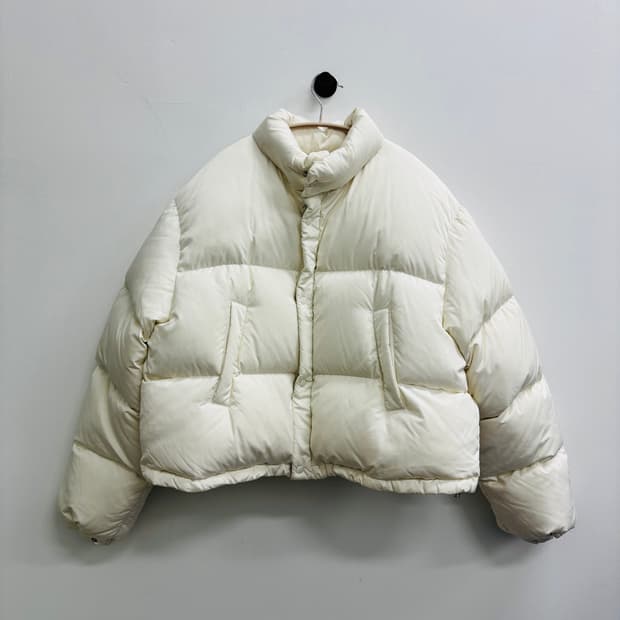 ORE 오어 크롭 푸퍼 다운 패딩