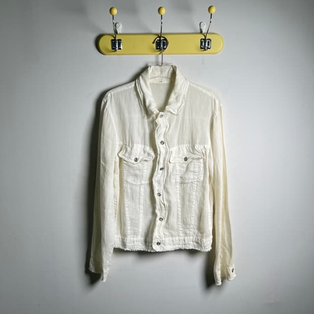 jpn vtg 빈티지 린넨 셔츠 자켓 L