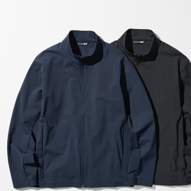 유니클로 울트라스트레치액티브자켓 네이비