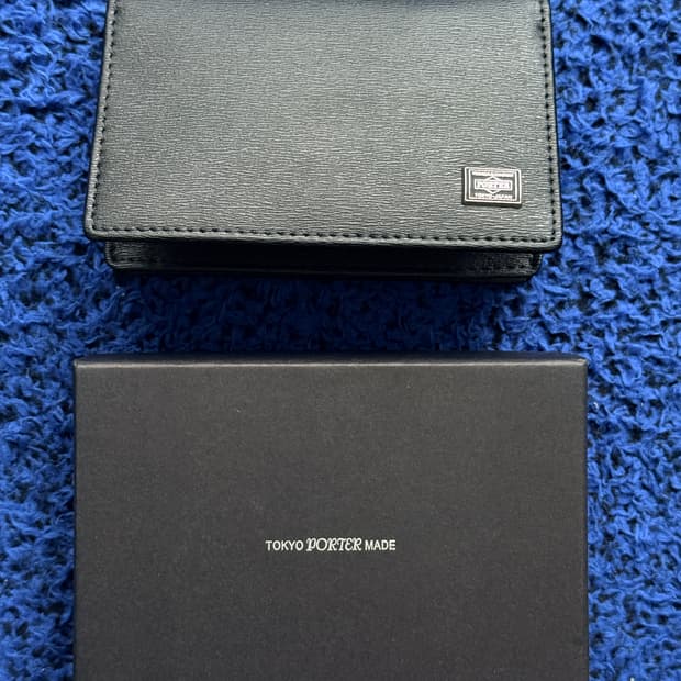 요시다 포터 가죽 커런트 카드지갑