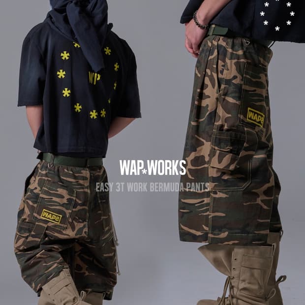 wapworks w088 이지 버뮤다 팬츠