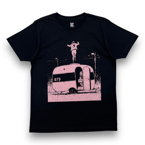 그라니프 873 카라반 킨키 걸 아트 반팔 티셔츠