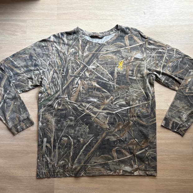 realtree 리얼트리 빈티지 긴팔 티셔츠 롱슬리브 카모