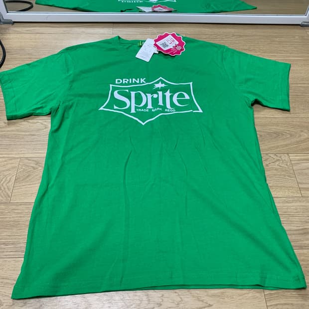 XL)Sprite 스프라이트 라이센스 로고 반팔 티셔츠 (데드스탁)