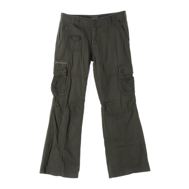 UGIZ 빈티지 멀티포켓 카키 카고 팬츠 30