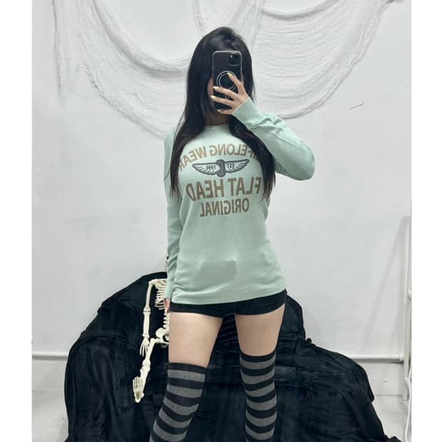 THE FLAT HEAD WAFFLE LONG SLEEVE
