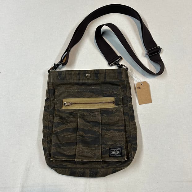 요시다 포터 타이거 카모 숄더백 크로스백 70주년 한정판 V6