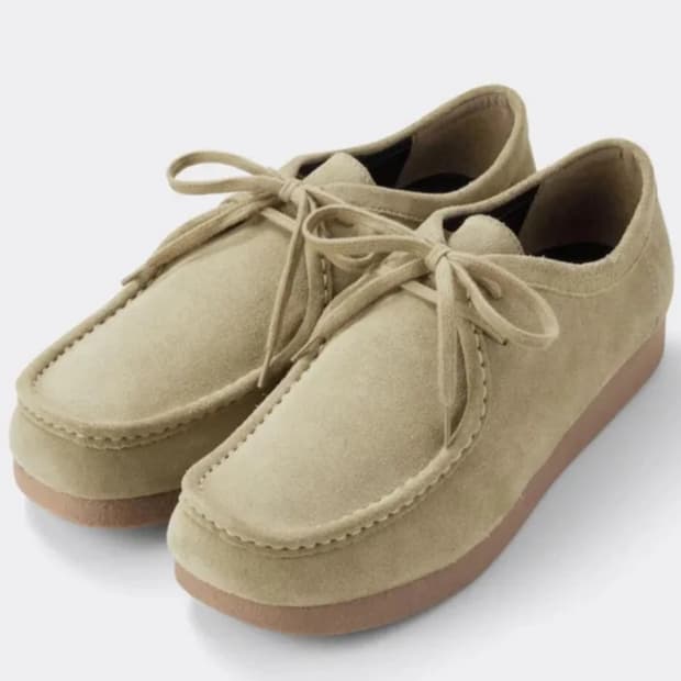 (새제품) GU 지유 모카신 리얼레더 슈즈 베이지 270