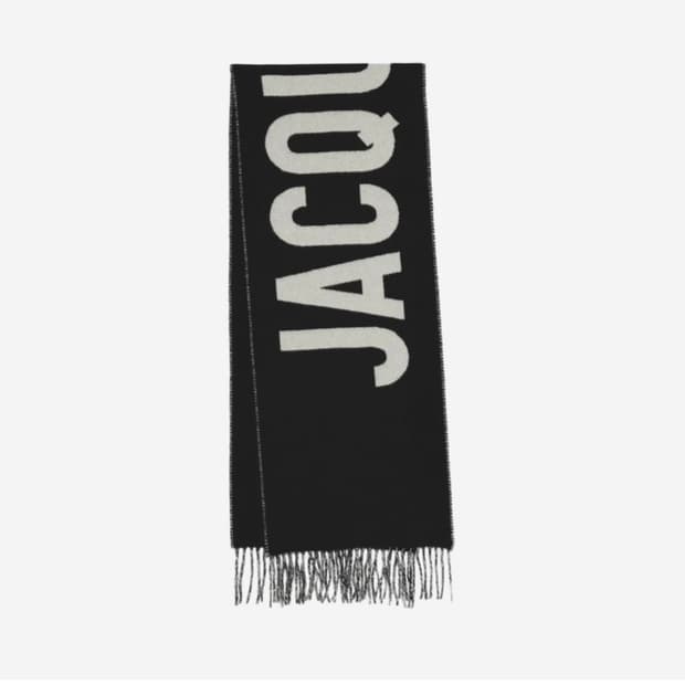 자크뮈스 레샤프 프린지 로고 스카프