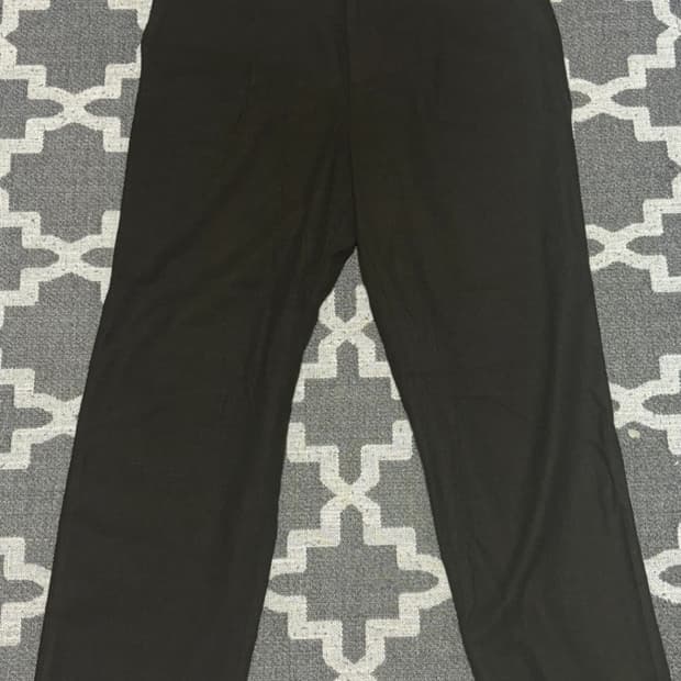 유니클로 턱와이드팬츠 브러시드트윌 M