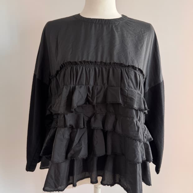 Comme des garcons 꼼꼼 러플 블라우스