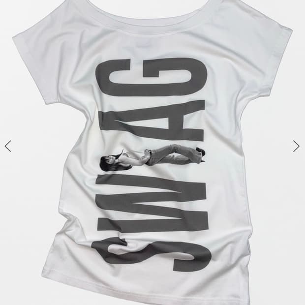 Swag Long Tee White