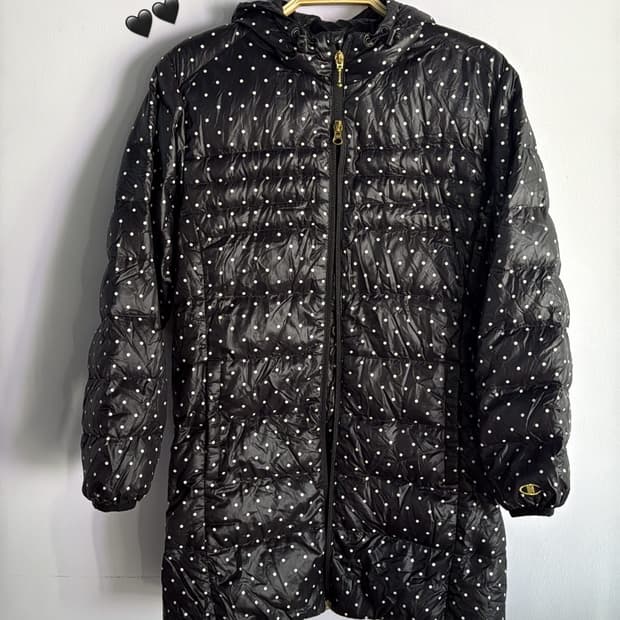 챔피온 경량패딩 땡땡이 경량패딩 도트패딩