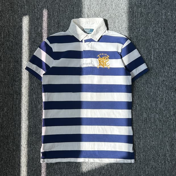 폴로 랄프로렌 자수 로고 PK 럭비 반팔티셔츠