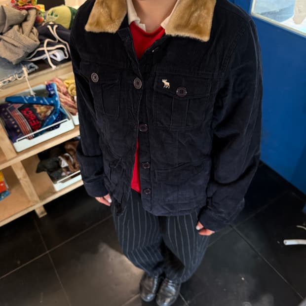 아베크롬비 코듀로이 자켓 M