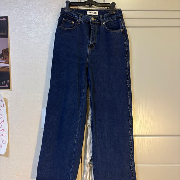 제너럴아이디어 여자 진청 데님팬츠 S