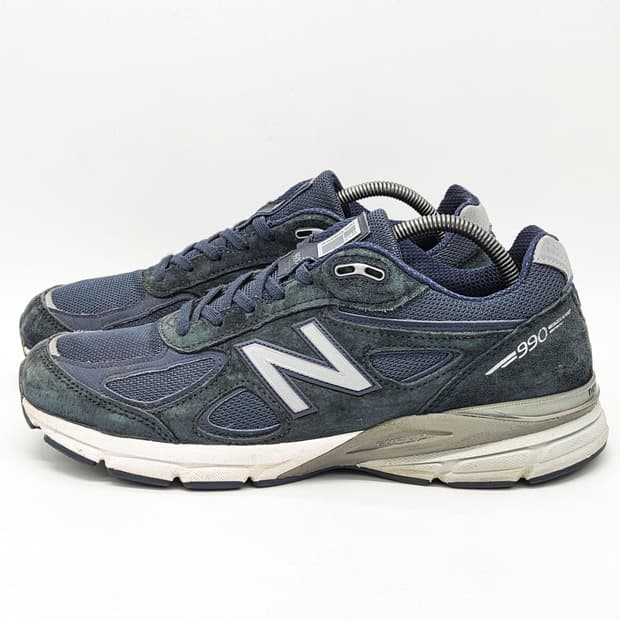  뉴발란스 990v4 메이드 인 USA 네이비 실버 (290 D) 