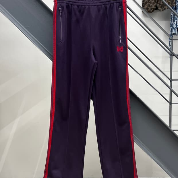 니들스 스트레이트 트랙 팬츠 / 다크 퍼플