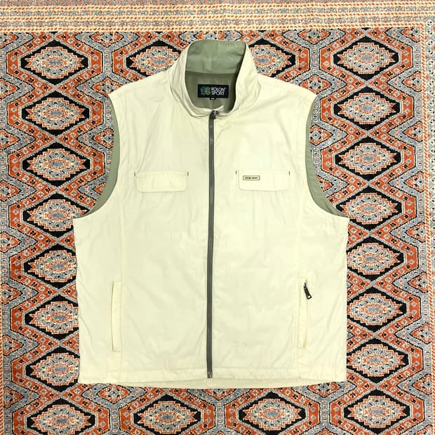 코오롱스포츠 아이보리 조끼 남성105 