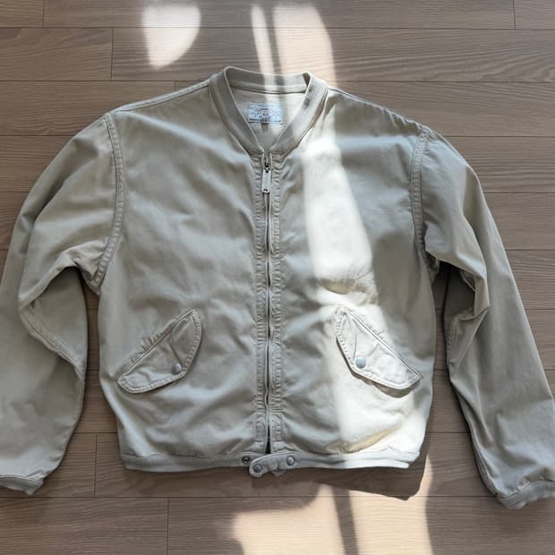 빈티지 아르마니 진스 코튼 봄버 italy made