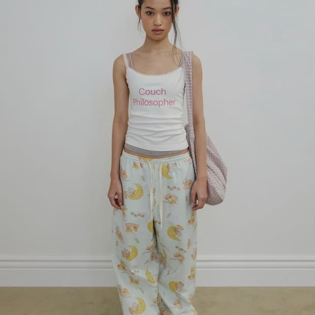 cozy morning pants baby blue