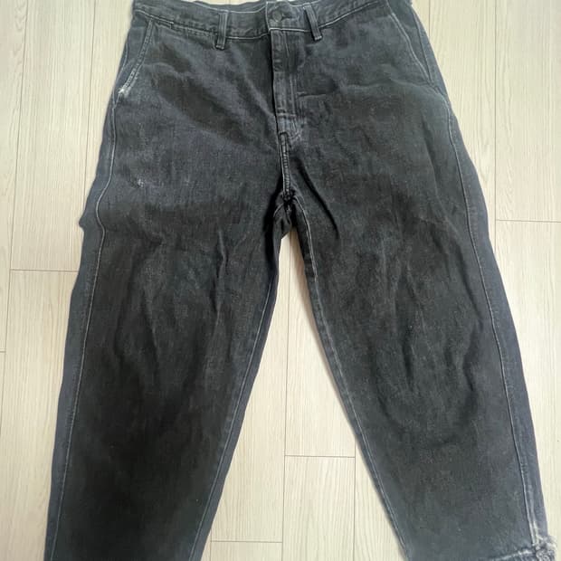 유니클로 와이드 테이퍼드 