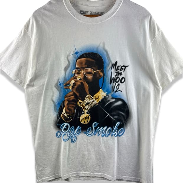 Pop Smoke 오피셜 머천다이즈 반팔 티셔츠3511