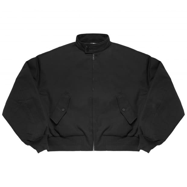 MJD 캔버스 해링턴 자켓 차콜