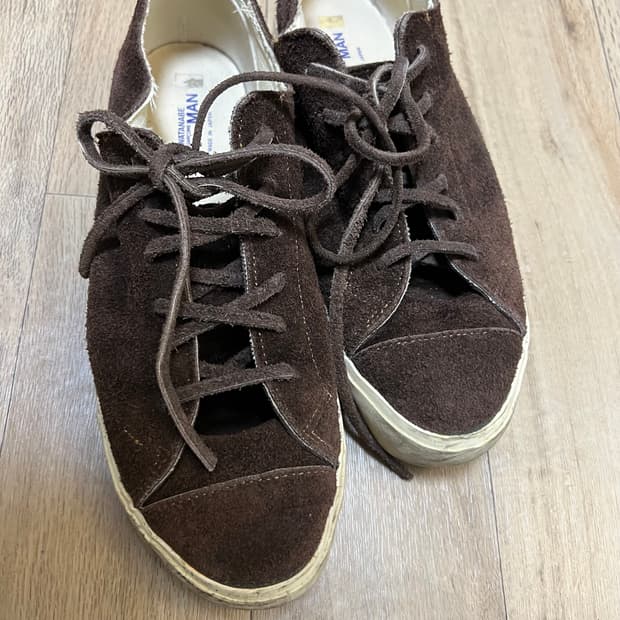 준야와타나베 270 스웨이드 스니커즈