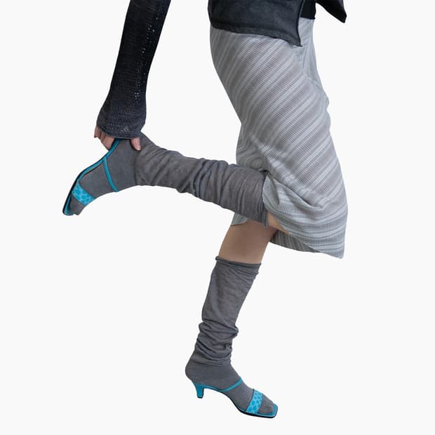 [OS] Perverze Melted Stitches Sox _ Gray